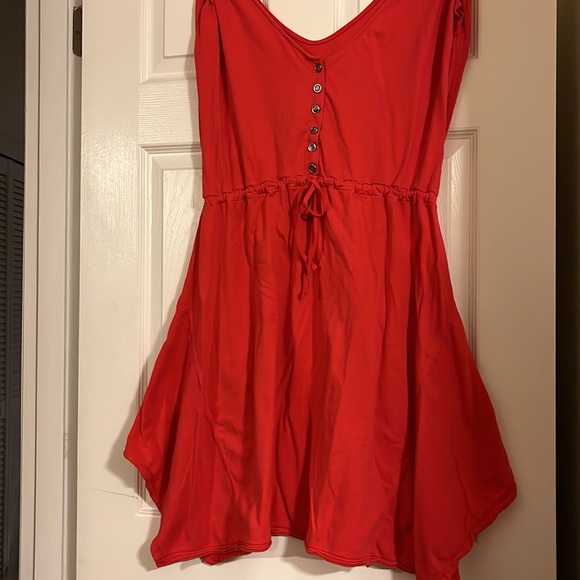 Neon Buddha coral dress - Picture 2 of 4